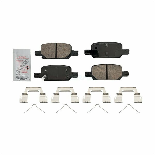 Ameribrakes Rear Ceramic Disc Brake Pads For 2021-2022 GMC Chevrolet Canyon Colorado NWF-PRC2370